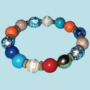 Colorful Stretch Beaded Bracelet